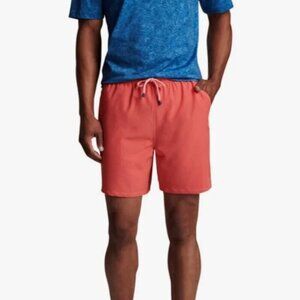 Men's L NWT Peter‎ Millar Crown Lychee Swim Trunks Orange